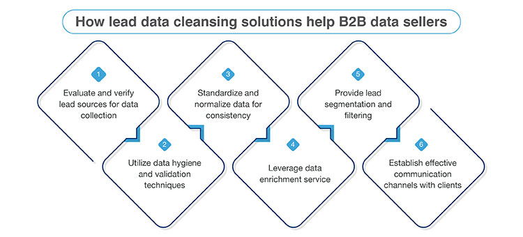 how lead data cleansing help b2b data sellers