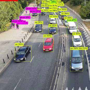 Annotation of live video streams for traffic management and road planning