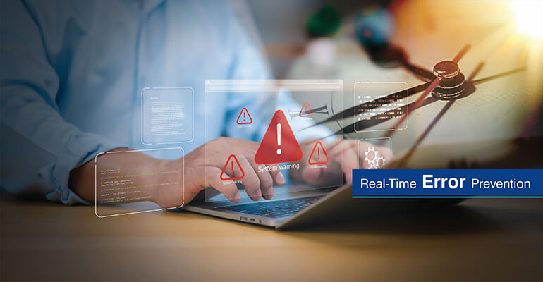 Real-Time Error Prevention
