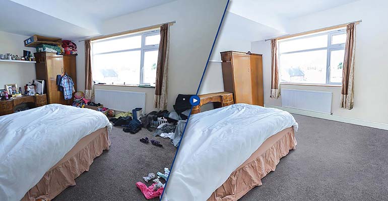 Object removal and clutter cleanup