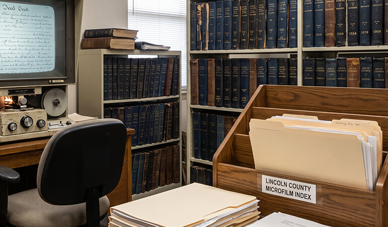 Rural County Recorders Office