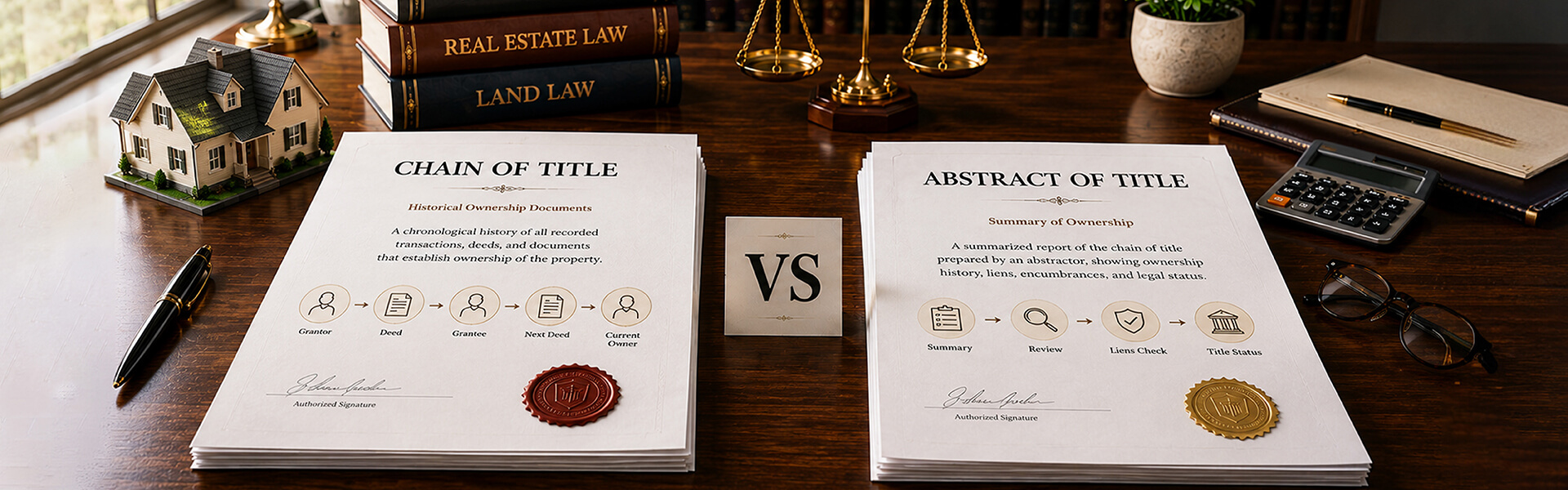 Chain of Title vs Abstract of Title