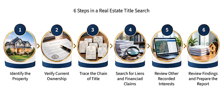 Step-by-Step process for real estate title search
